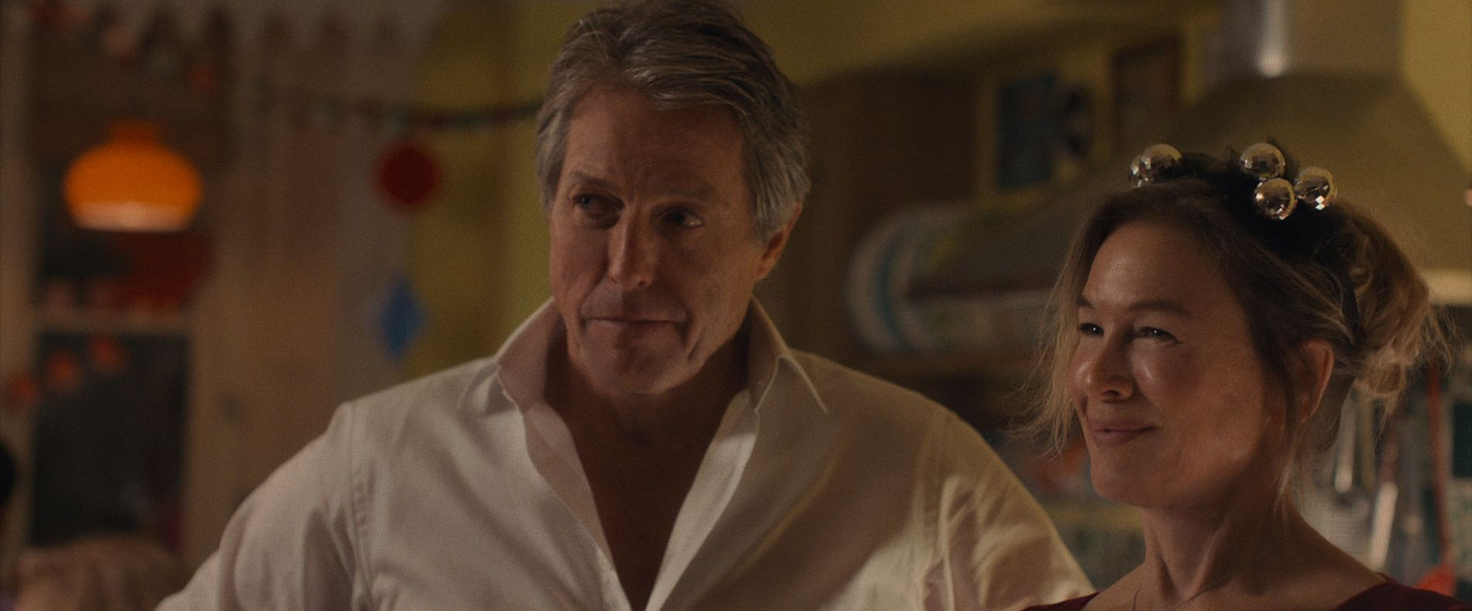 Hugh Grant y Renée Zellweger en Bridget Jones: Loca por él