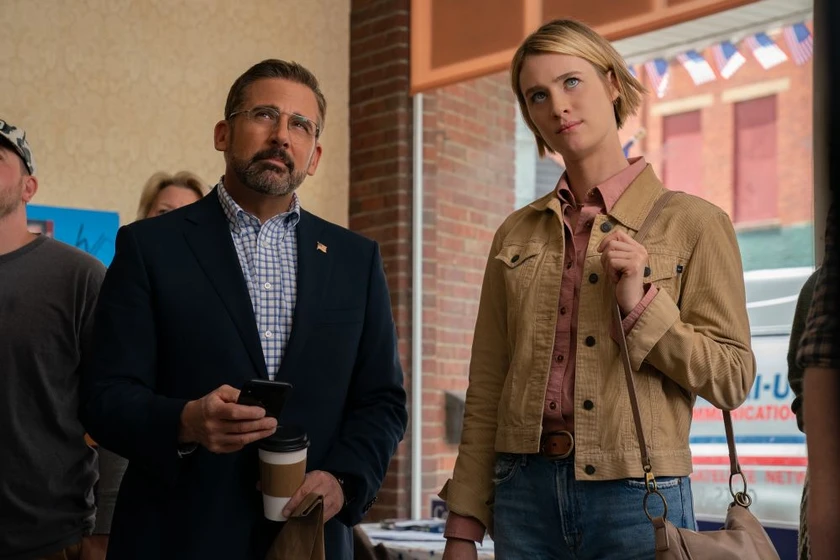 Steve Carell y Mackenzie Davis en un-plan-irresistible