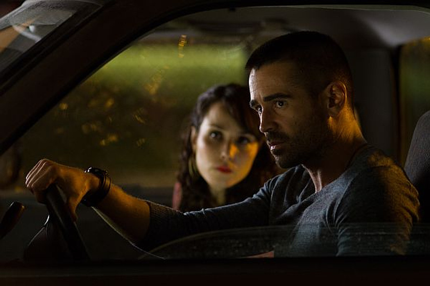 Colin Farrell [I] y Noomi Rapace en Dead Man Down (La venganza del hombre muerto)