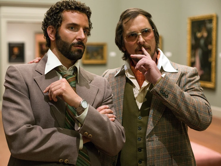 Christian Bale y Bradley Cooper en La Gran Estafa Americana