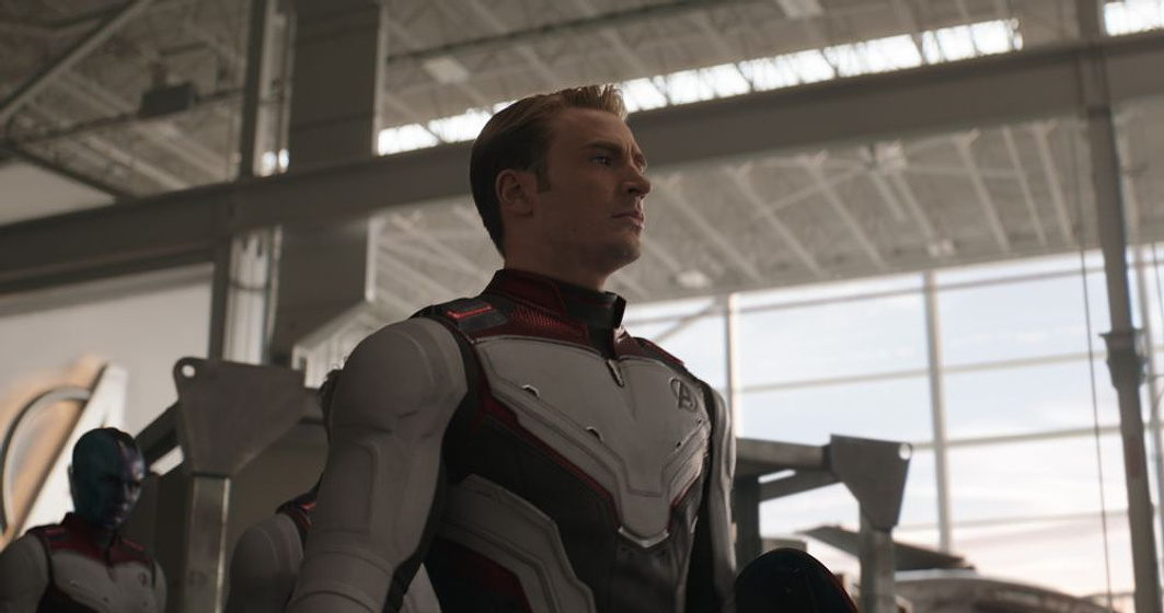 Chris Evans en Vengadores. Endgame