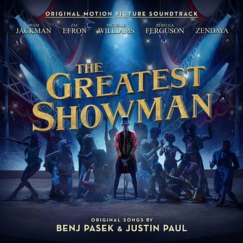 Carátula de la banda de sonido de El Gran Showman