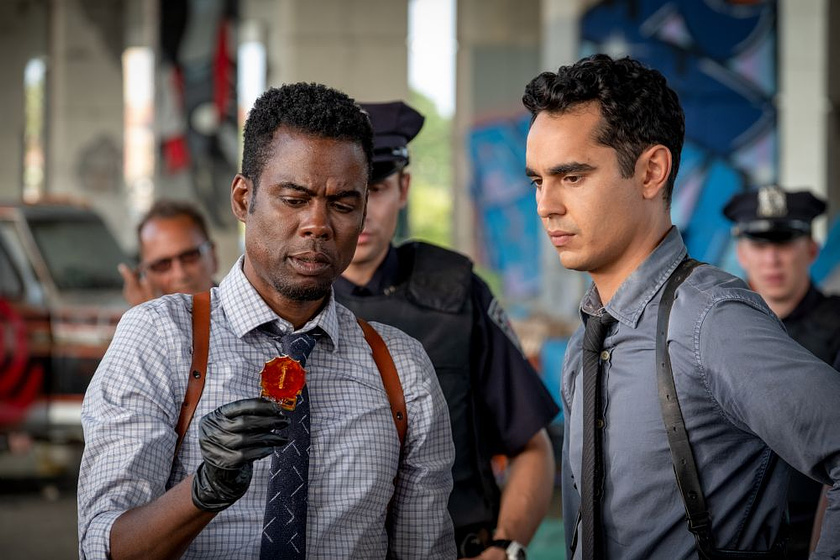 Chris Rock y Max Minghella en Spiral: Saw