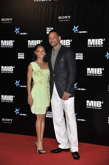 Will Smith y Jada Pinkett Smith en Hombres de Negro III (Photocall en Madrid. Mayo 2012)