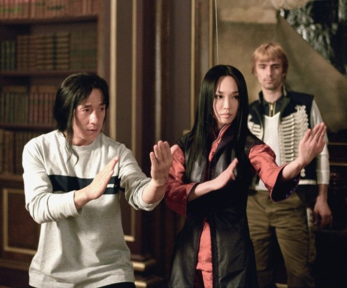 Jackie Chan y Fann Wong en Los Rebeldes de Shanghai