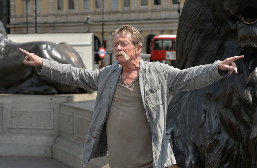 John Hurt en Hércules (Premiere en Londres. Julio 2014)