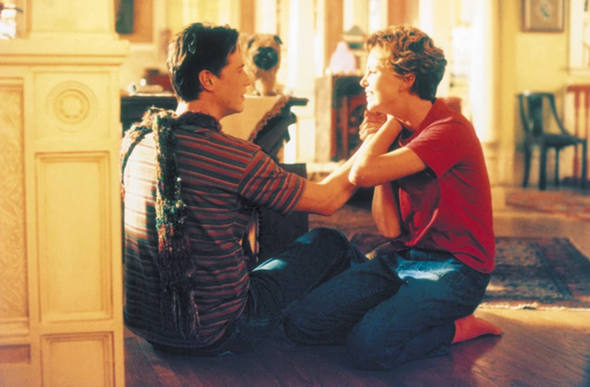 Keanu Reeves y Charlize Theron en noviembre-dulce