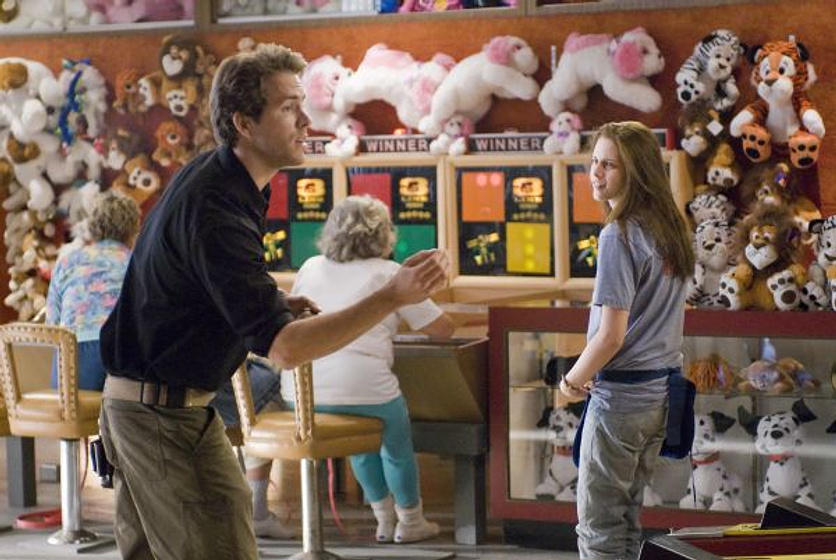 Kristen Stewart y Ryan Reynolds en Adventureland