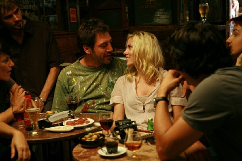 Scarlett Johansson y Javier Bardem en Vicky Cristina Barcelona