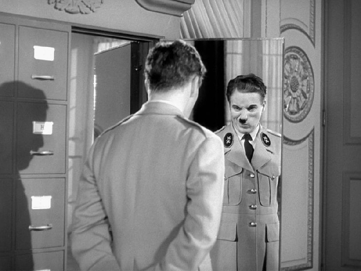 Charles Chaplin en El Gran Dictador