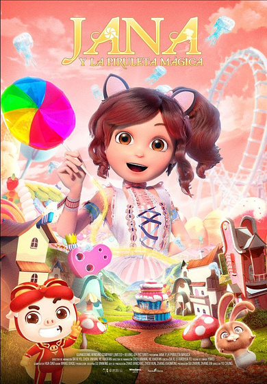 Imagen de Jana y la Piruleta mágica (Cartel español)