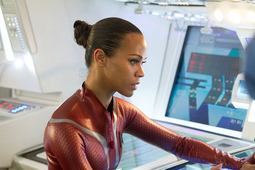 Zoe Saldana en Star Trek. En la oscuridad