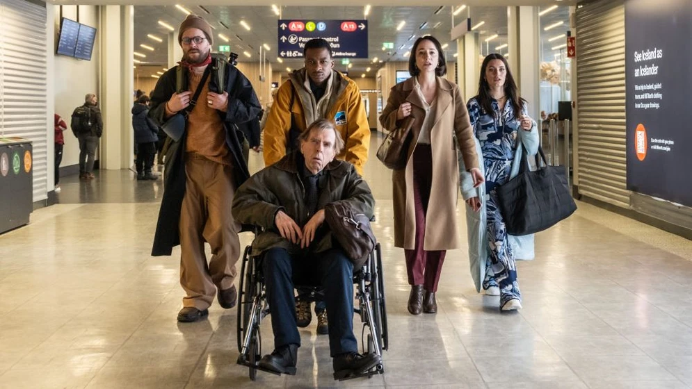 Timothy Spall, Hafsteinn Gunnar Sigurðsson, Ella Rumpf, Lydia Leonard y Simon Manyonda en mayday-club