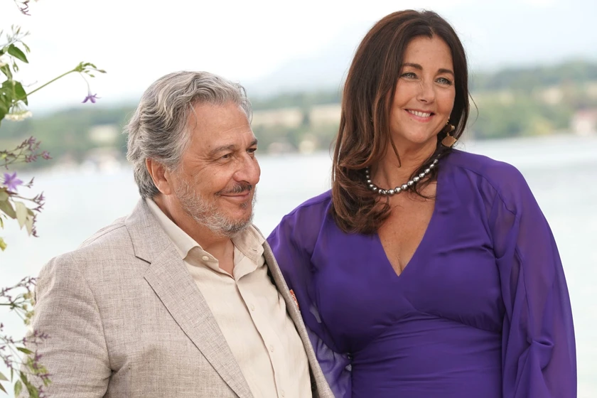 Christian Clavier y Cristiana Réali en algo-le-pasa-a-mi-yerno