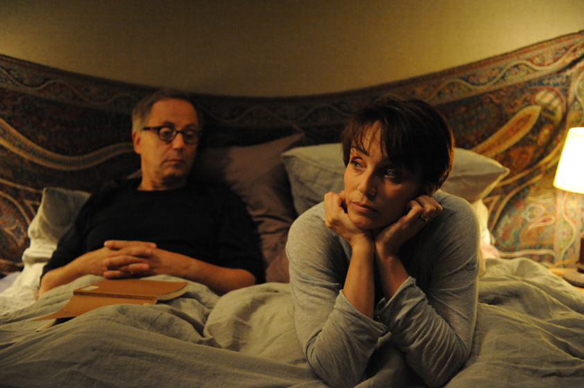 Kristin Scott Thomas y Fabrice Luchini en En la Casa