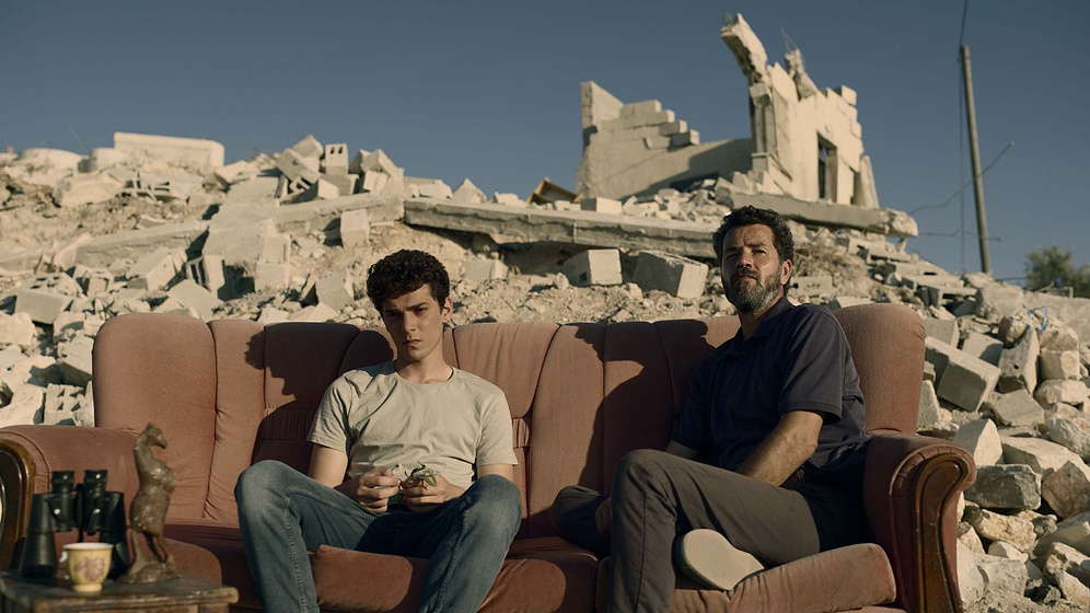 Saleh Bakri y Muhammad Abed Elrahman en The Teacher