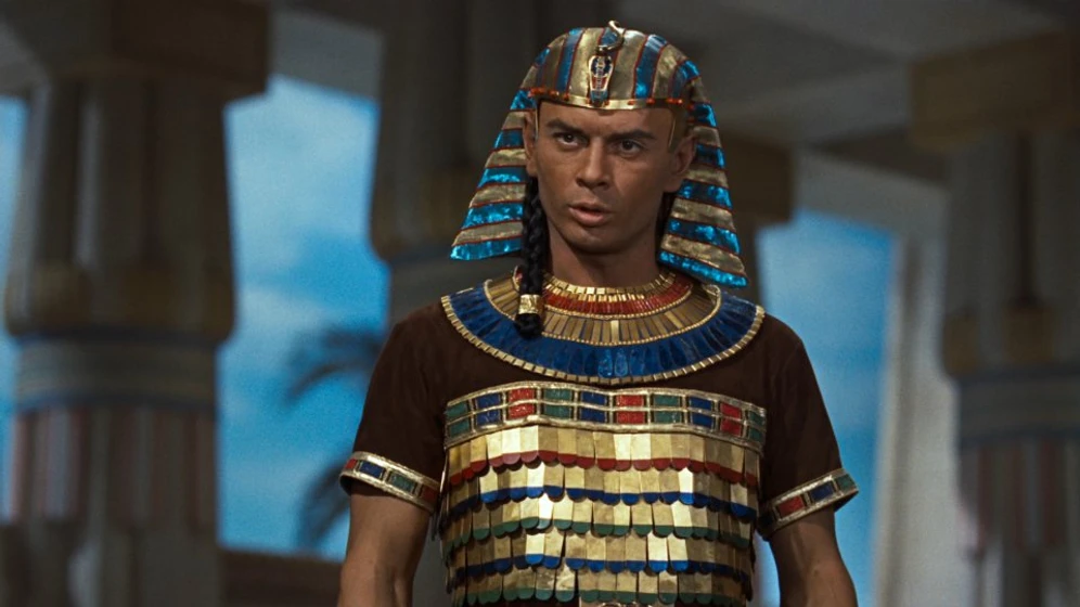 Yul Brynner en los-diez-mandamientos-1956