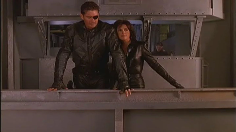 David Hasselhoff y Lisa Rinna en objetivo-manhattan-nick-fury-agent-of-shield