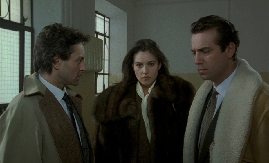 Monica Bellucci, Massimo Ghini y Federico Pacifici en la-rifa