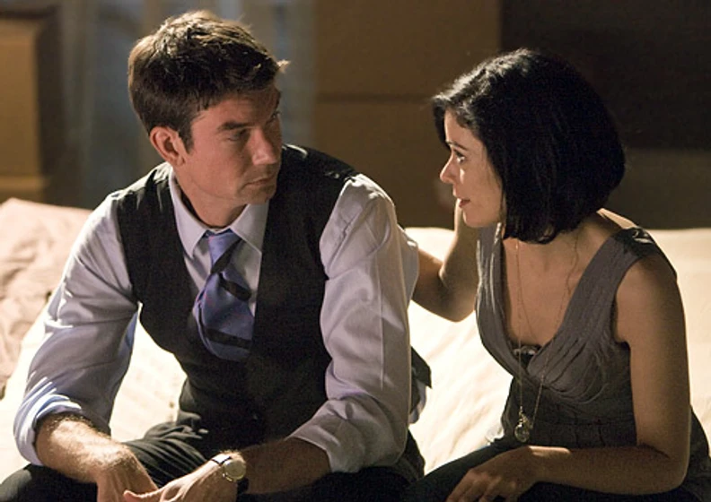 Jerry O'Connell y Lauren Stamile en medianoche-en-el-pantano