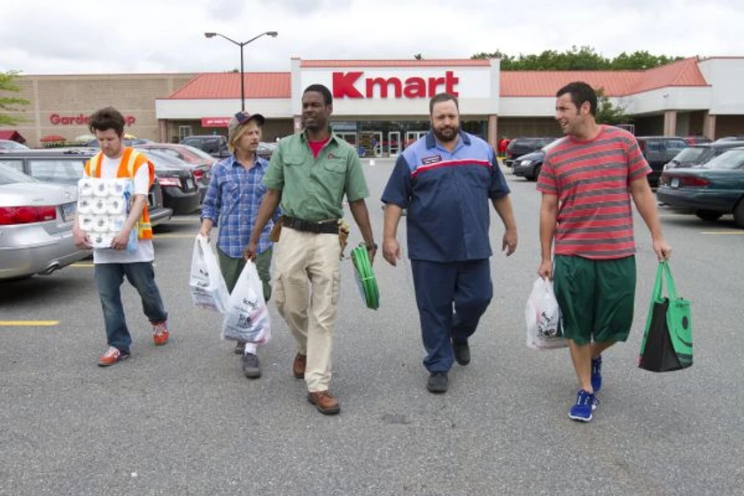 Chris Rock, Adam Sandler, David Spade, Kevin James y Nick Swardson en ninos-grandes-2