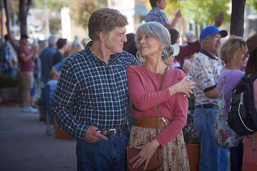 Robert Redford y Jane Fonda en nosotros-en-la-noche