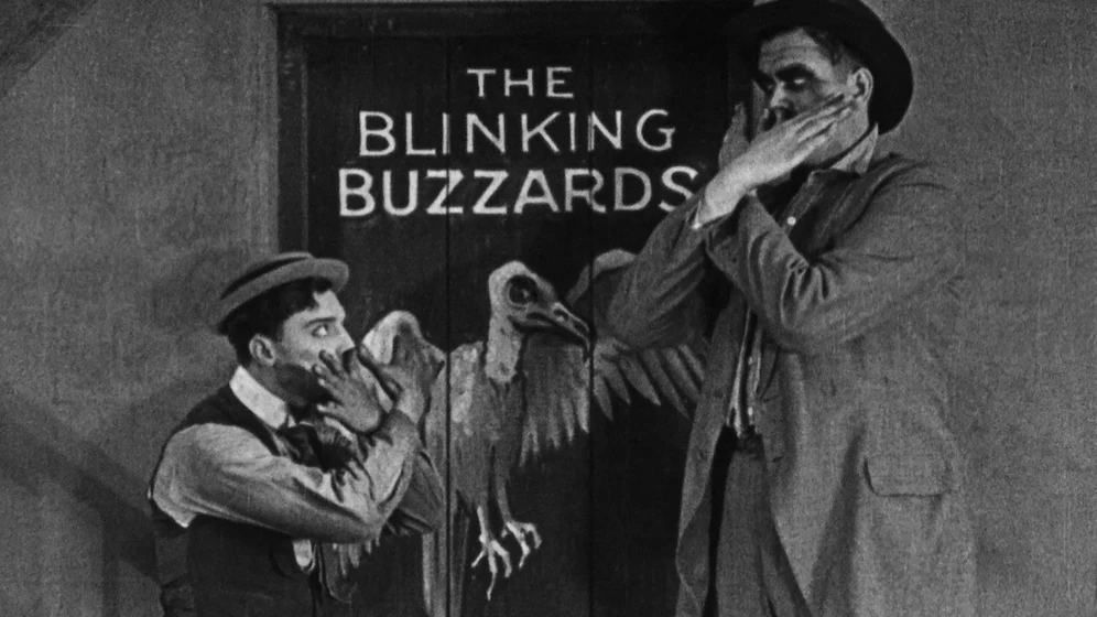 Buster Keaton y Ingram B. Pickett en el-guardaespaldas-1921