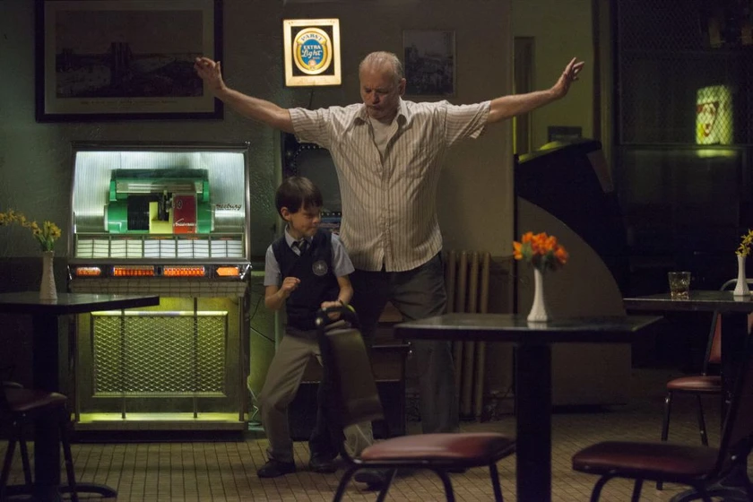 Bill Murray y Jaeden Lieberher en st-vincent