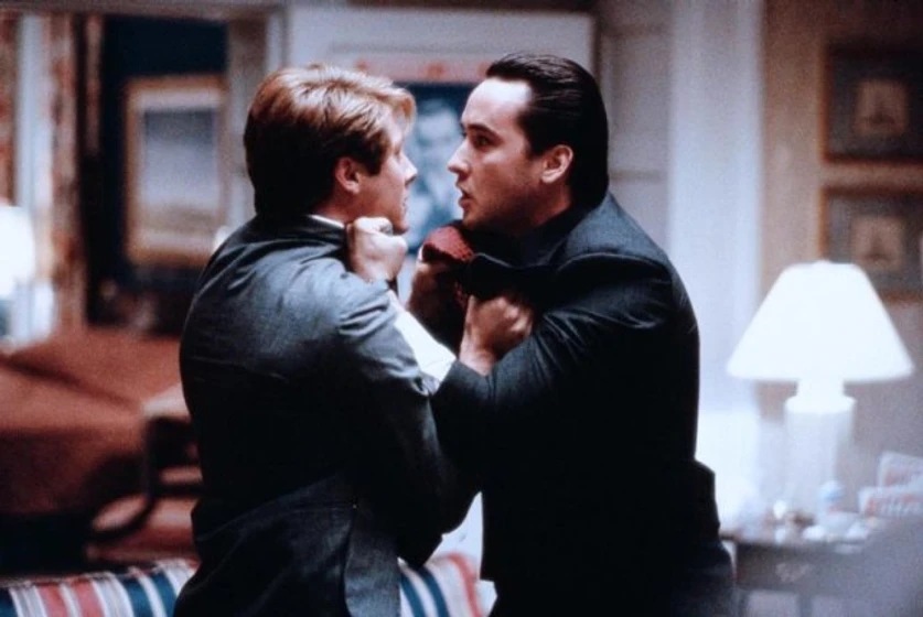 James Spader y John Cusack en El Color de la Ambición