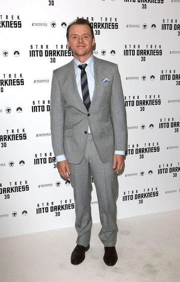 Simon Pegg en Star Trek. En la oscuridad (Premiere en Londres. Mayo 2013)