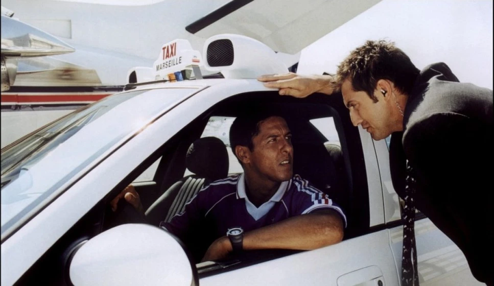 Samy Nacéri y Fredèric Diefenthal en taxi-2