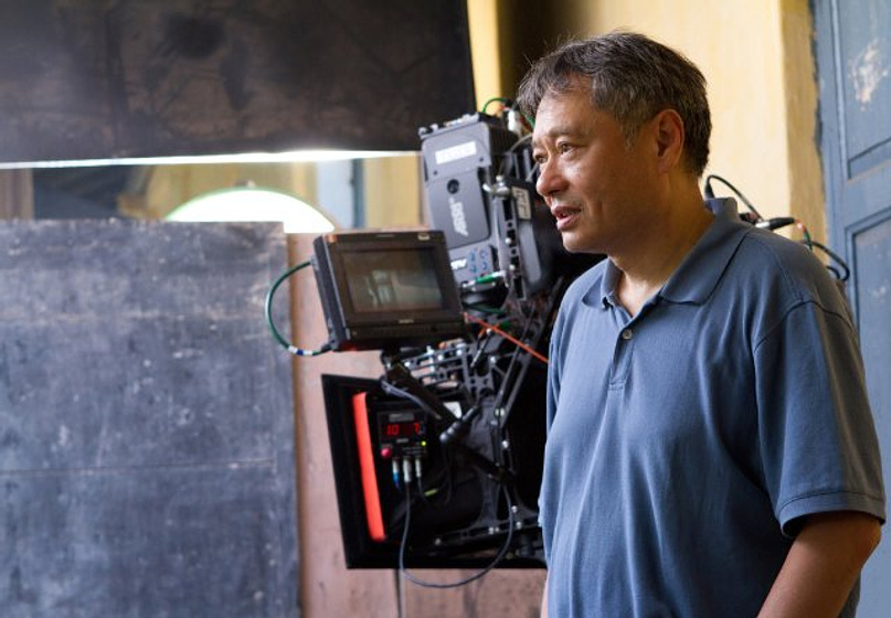 Ang Lee en La Vida de Pi (Durante el rodaje)