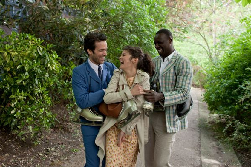 Audrey Tautou, Romain Duris y Omar Sy en La Espuma de los Días
