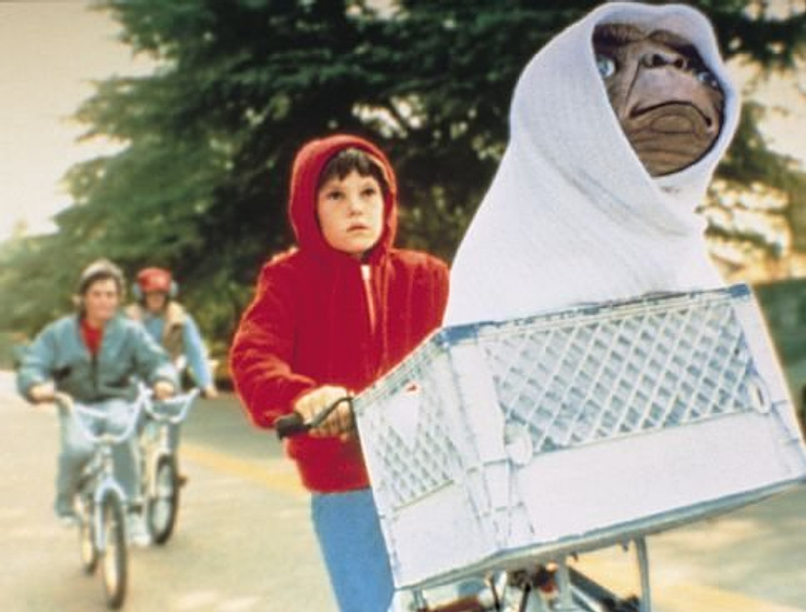 Henry Thomas en E.T., el Extraterrestre