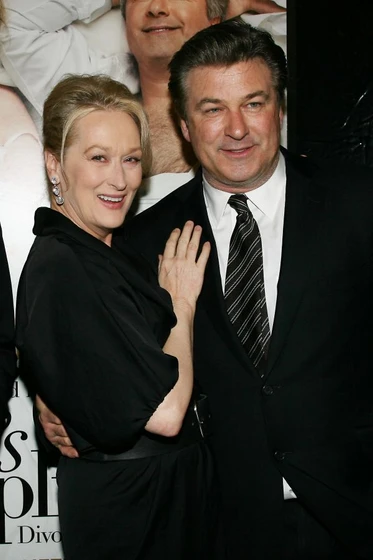 Meryl Streep y Alec Baldwin en No es tan fácil (Premiere en New York. Diciembre 2009)