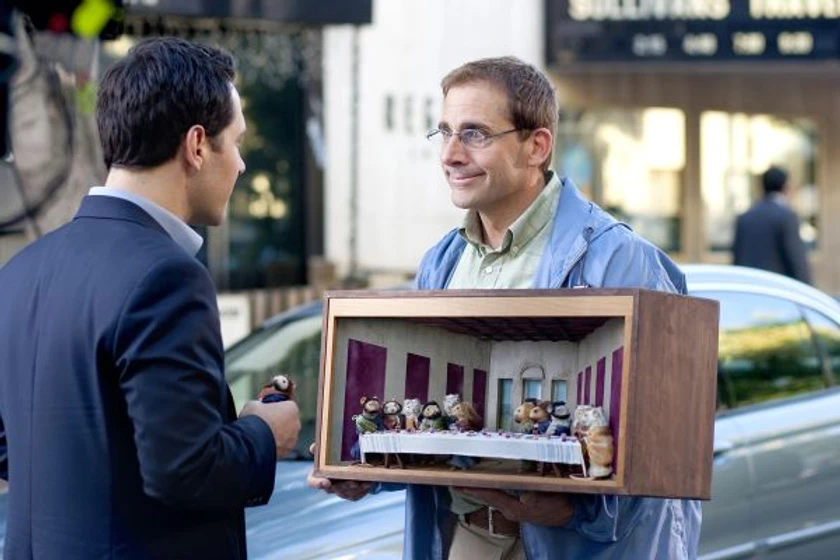 Paul Rudd y Steve Carell en la-cena-2010