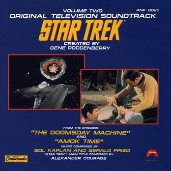 Carátula de la banda de sonido de Star Trek: La serie original
