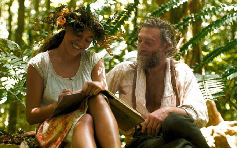 Vincent Cassel y Tuheï Adams en gauguin-viaje-a-tahiti