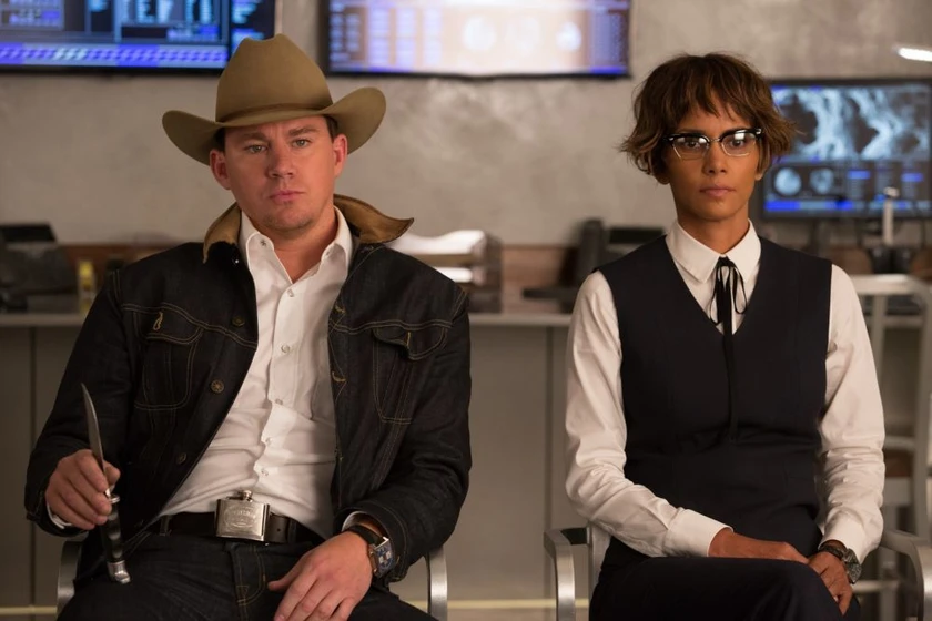 Halle Berry y Channing Tatum en kingsman-el-circulo-de-oro
