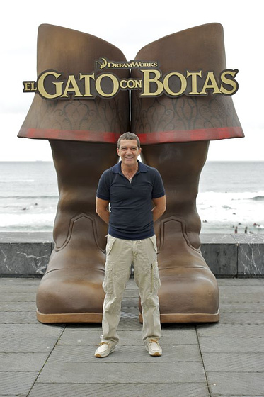 Antonio Banderas en El Gato con Botas (Premiere en San Sebastian. Septiembre 2011)