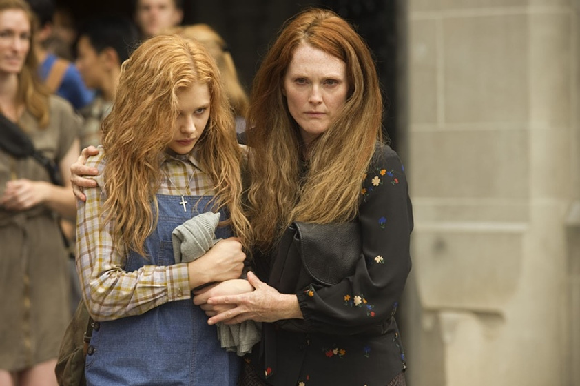 Julianne Moore y Chloë Grace Moretz en Carrie