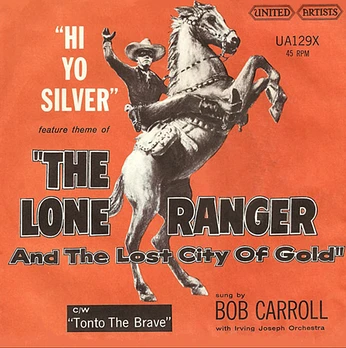 Carátula de la banda de sonido de El Llanero Solitario y la ciudad perdida de oro