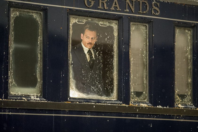 Johnny Depp en Asesinato en el Orient Express