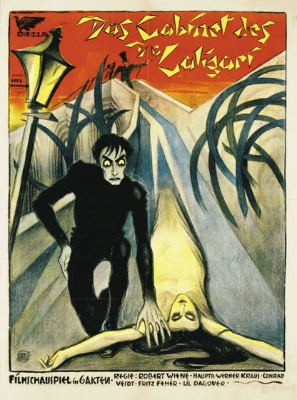 Imagen de el-gabinete-del-dr-caligari (Poster alemán)