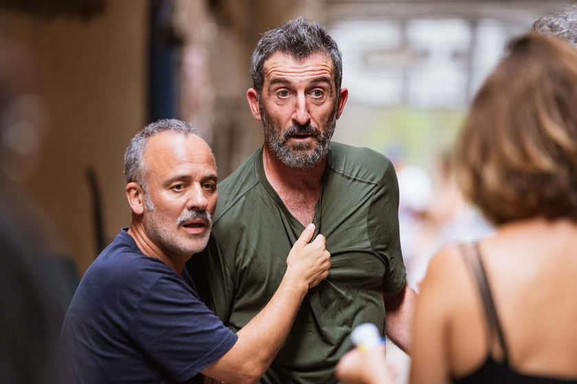 Javier Gutiérrez y Luis Zahera en Pájaros