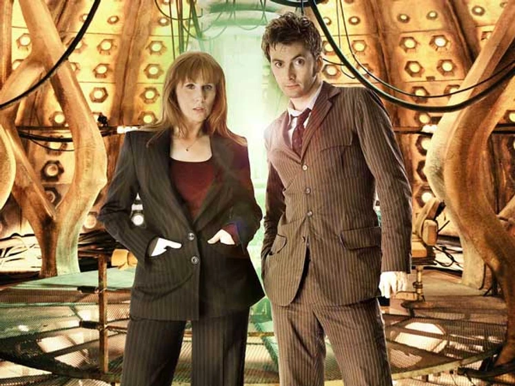 David Tennant y Catherine Tate en doctor-who-2005