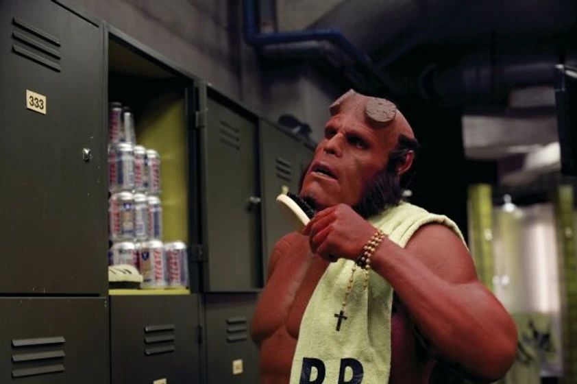 Ron Perlman en Hellboy II: El Ejército Dorado