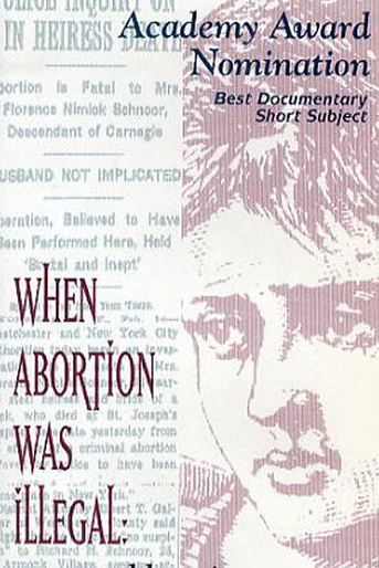 Poster de When Abortion Was Illegal: Untold Stories