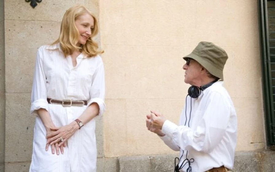 Patricia Clarkson y Woody Allen en Vicky Cristina Barcelona