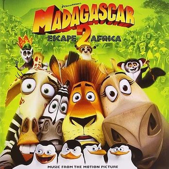 Carátula de la banda de sonido de Madagascar 2
